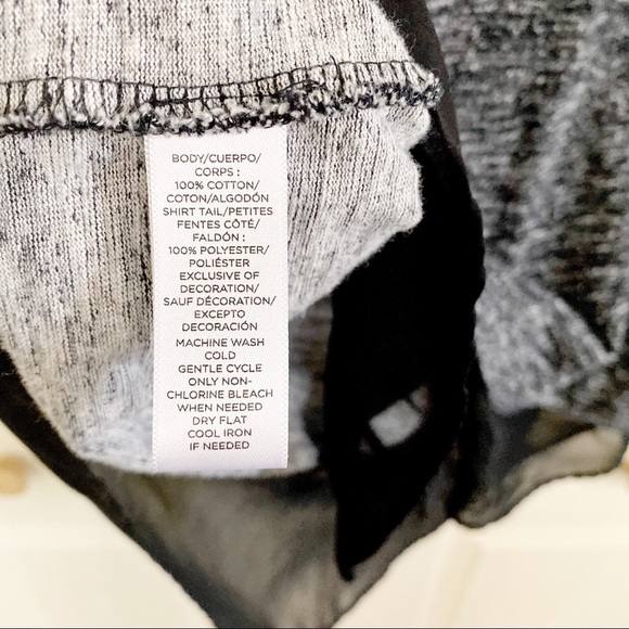 Lou & Grey Comfy Short Sleeve Gray Sweatshirt - Picture 4 of 6